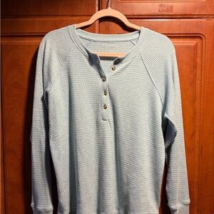 American eagle waffle knit long sleeve